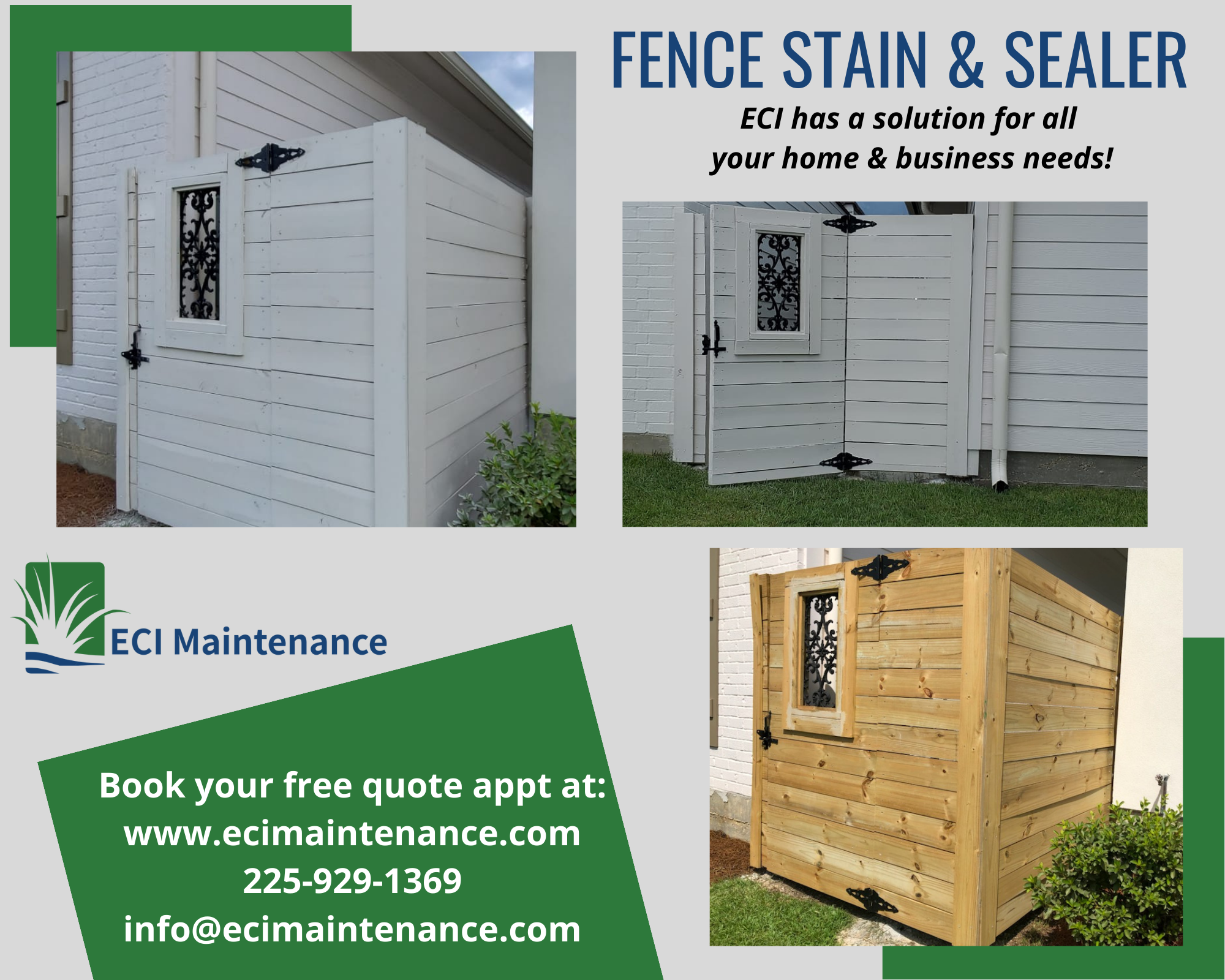 Fence Stain Services